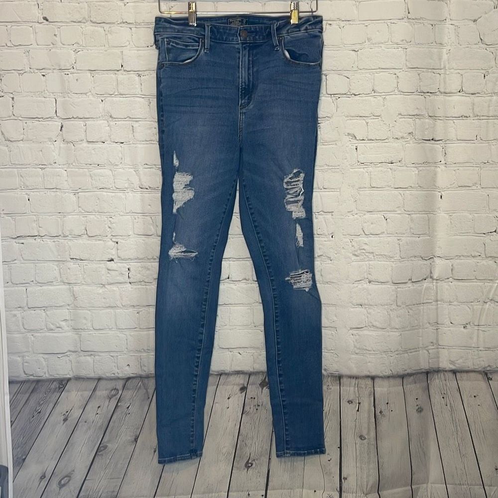 Abercrombie‎ & Fitch Simone High Rise Super Skinny Distressed Women’s Jeans 8R